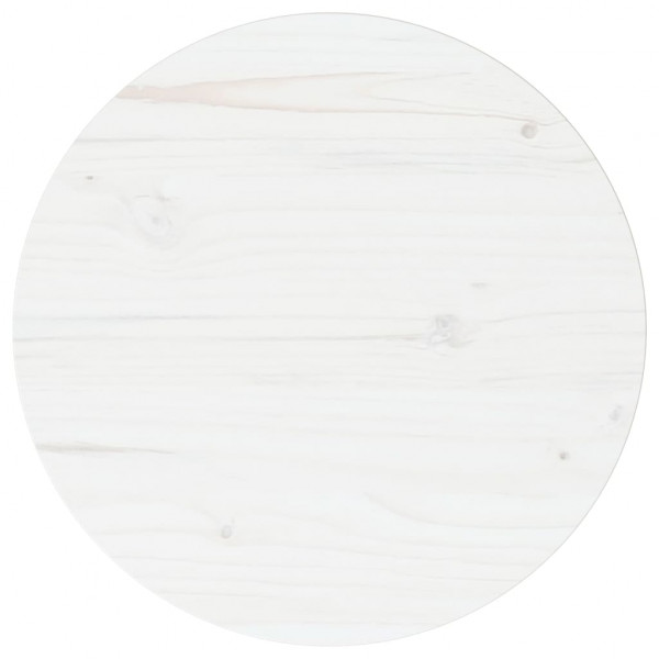 Superfície de mesa em madeira maciça de pinho branco Ø40x2,5 cm D