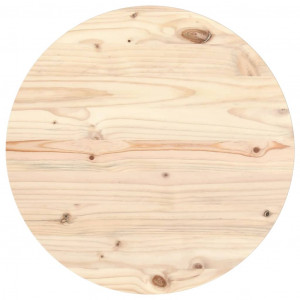 Superficie de mesa madera maciza de pino Ø60x2.5 cm D
