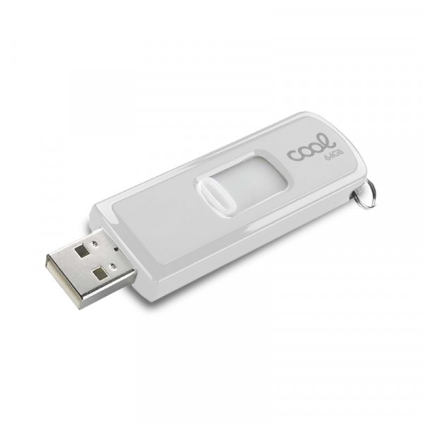 Pen Drive USB x64 GB 2.0 COOL Basic Blanco D