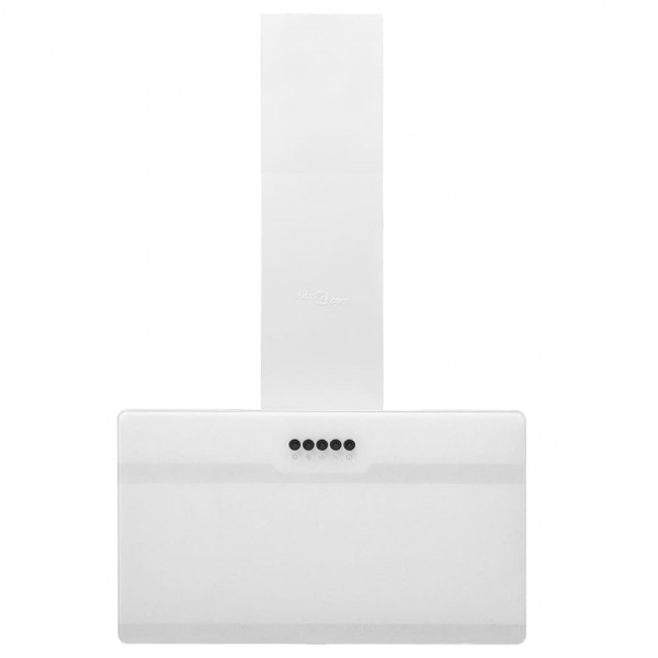 Exaustor de parede 60 cm aço e vidro temperado branco M 2