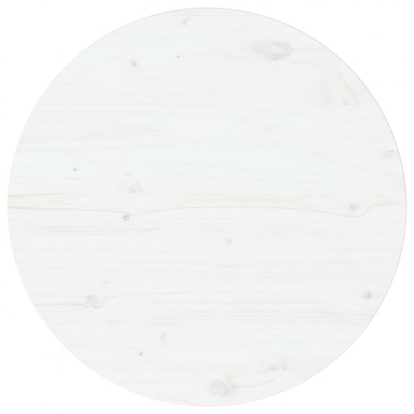 Superfície de mesa em madeira maciça de pinho branco Ø60x2,5 cm D