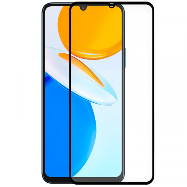 Protetor de cristal temperado COOL para Huawei Honor X7 / Realme C53 / C51 / Nota 50 (FULL 3D Preto) D