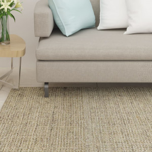 Alfombra de sisal natural gris taupe 66x300 cm D