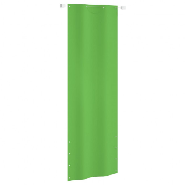 Toldo pantalla para balcón tela oxford verde claro 80x240 cm D