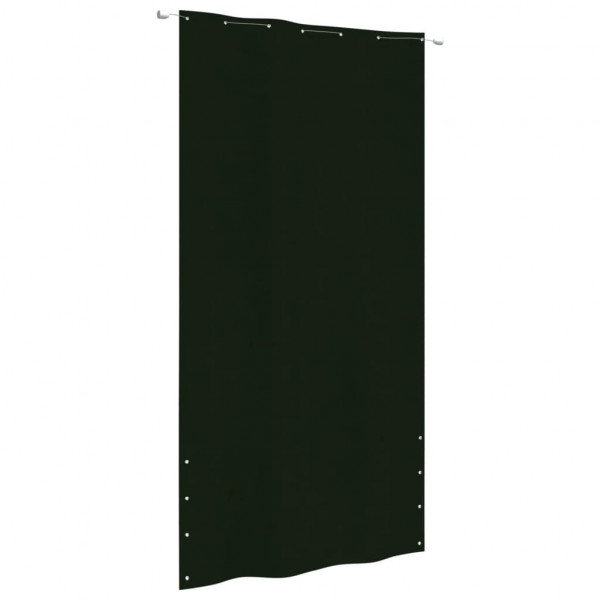 Toldo pantalla para balcón tela oxford verde oscuro 140x240 cm D