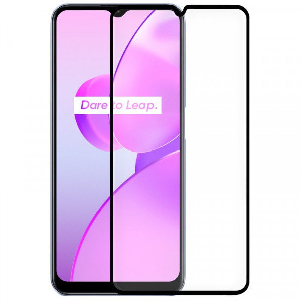 Protector Pantalla Cristal Templado COOL para Realme C31 / C35 / C30 / C33 / Oppo A17 (FULL 3D Negro) D