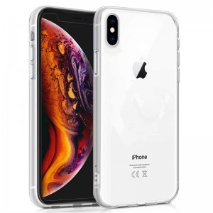 Fundação COOL Silicone para iPhone XS Max (transparente) D