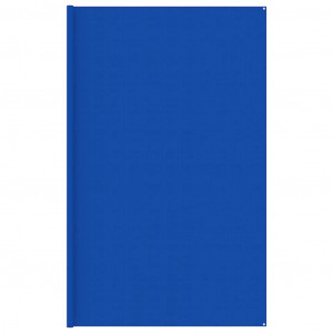Tapete de tenda HDPE azul 400x400 cm D