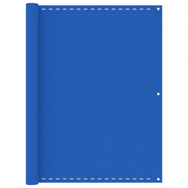Toldo de varanda HDPE azul 120x500 cm D