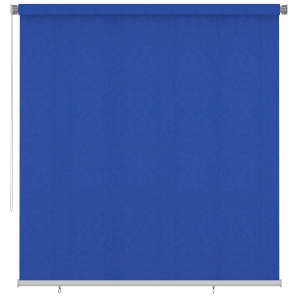 Persiana enrollable de jardín HDPE azul 220x230 cm D
