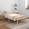 Cama para personas mayores madera maciza de pino 100x200 cm 1