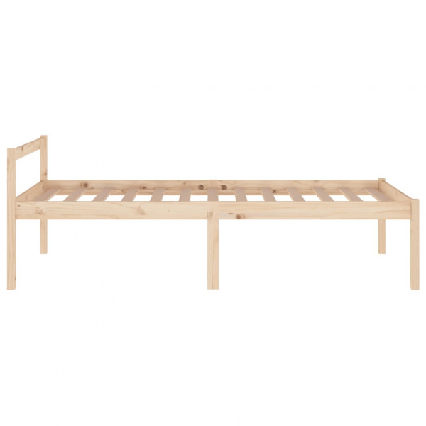 Cama para personas mayores madera maciza de pino 100x200 cm M 5