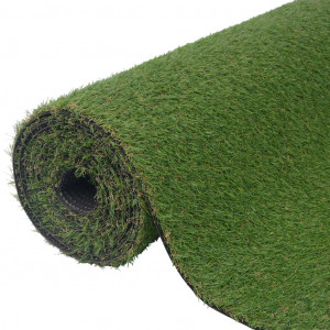 Césped artificial verde 1x15 m/20 mm D