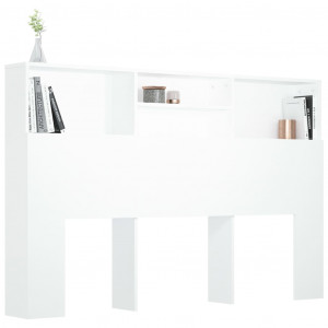 Mobiliário de cabeçalho branco 160x19x103,5 cm D