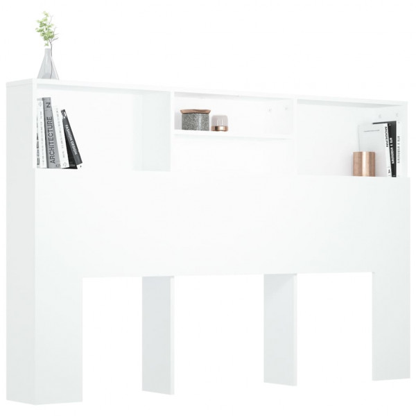 Mueble cabecero blanco 160x19x103.5 cm D