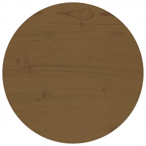 Superficie de mesa madera maciza de pino marrón Ø40x2.5 cm D