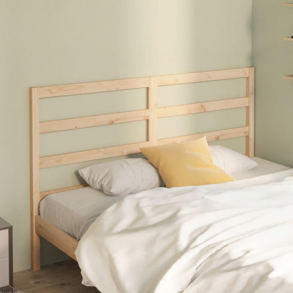 Cabeça de cama madeira maciça de pinho 141x4x100 cm D