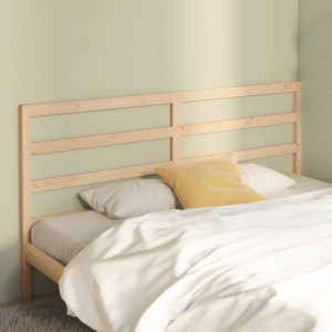 Cabecero de cama madera maciza de pino 206x4x100 cm D