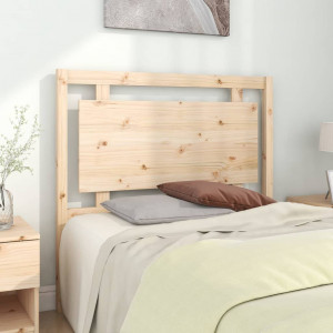 Cabecero de cama madera maciza de pino 105.5x4x100 cm D