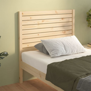 Cabecero de cama madera maciza de pino 96x4x100 cm D