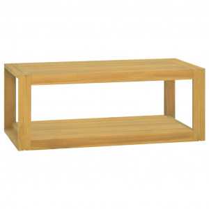 Armario de baño de pared madera maciza de teca 90x45x35 cm D