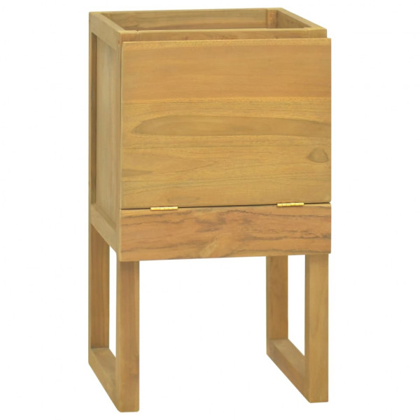 Armário de banho madeira maciça de teca 45x45x75 cm D
