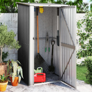 Cobertura de jardim de aço galvanizado 118.5x97x209.5 cm D