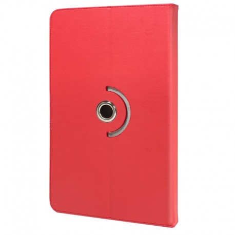 Funda Ebook / Tablet 9.7 - 10 pulg Liso Rojo Giratoria (Panorámica) D