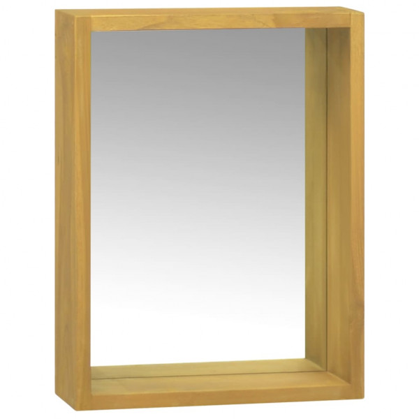 Móveis com espelho madeira maciça de teca 30x10x40 cm D