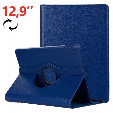 Funda COOL para iPad Pro 12.9 pulg (2018) Giratoria Polipiel Azul D