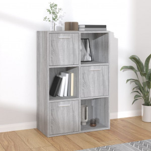 Mueble de almacenaje gris Sonoma 60x29.5x90 cm D