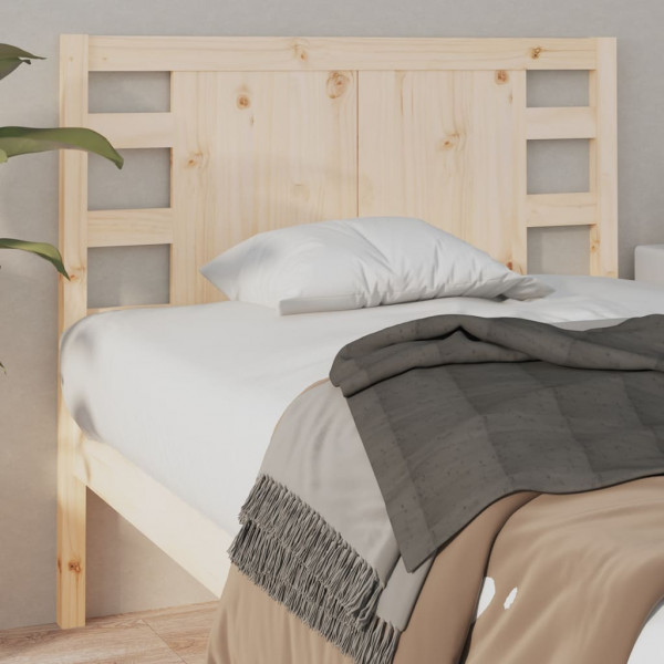 Cabeça de cama madeira maciça de pinho 96x4x100 cm D
