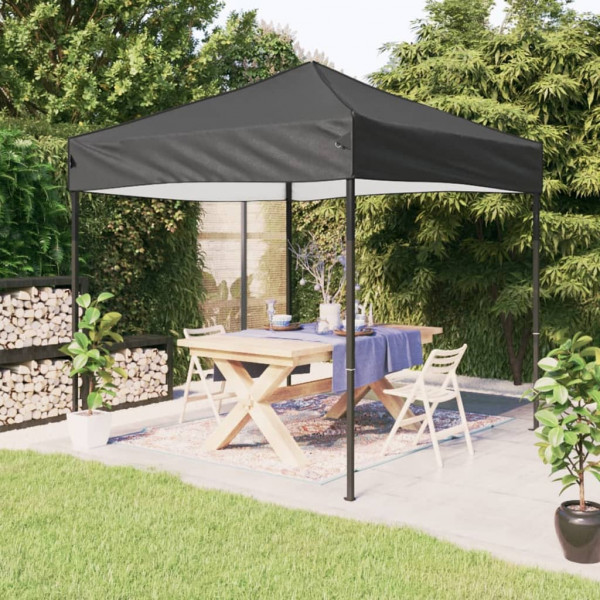 Carpa para fiestas plegable gris antracita 3x3 m D