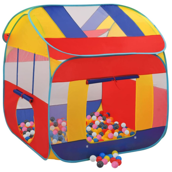 Tenda de jogos com 550 bolas 123x120x126 cm D