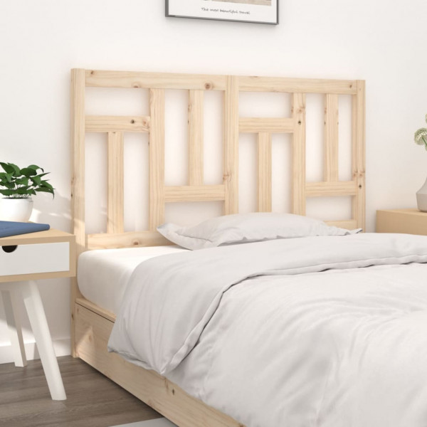 Cabeça de cama madeira maciça de pinho 155.5x4x100 cm D