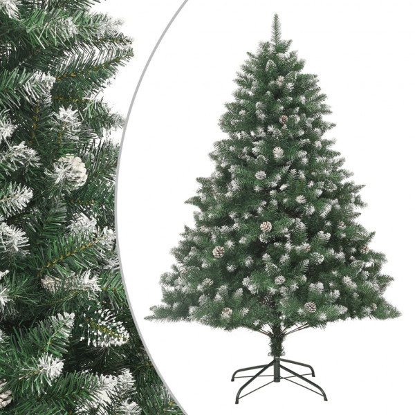 Árbol de Navidad artificial con soporte PVC 180 cm D