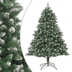 Árvore de Natal artificial com suporte de PVC 210 cm D