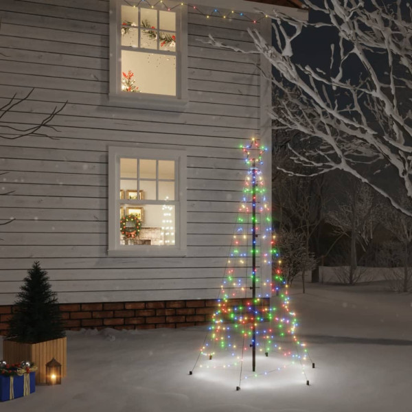 Árvore de Natal com 200 LEDs de cores 180 cm D