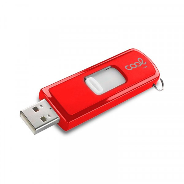 Pen Drive USB x64 GB 2.0 COOL Básico Vermelho D