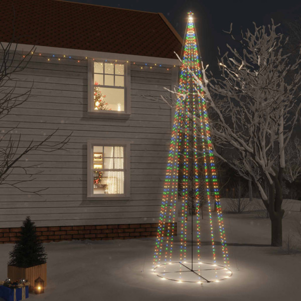 Árbol de Navidad cónico 1134 LED de colores 230x800 cm D