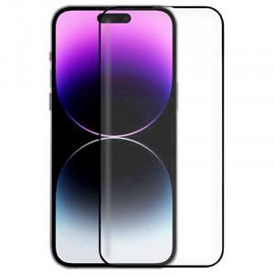Protetor de cristal temperado COOL para iPhone 14 Pro Max (FULL 3D Preto) D