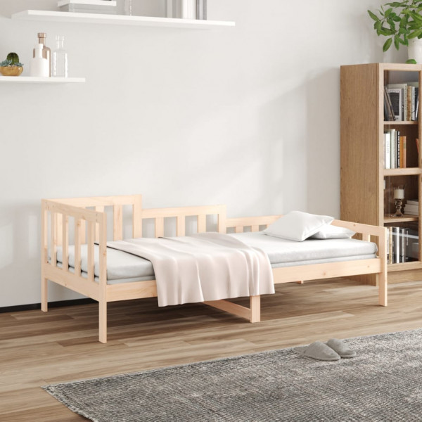 Sofá cama madera maciza de pino 90x190 cm D