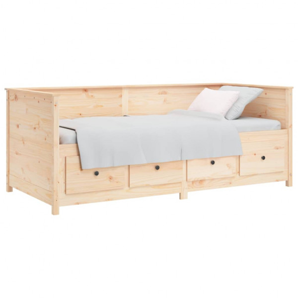 Sofá cama madera maciza de pino 90x200 cm M 3