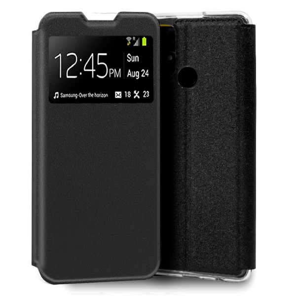 Fundação COOL Flip Cover para Xiaomi Poco C40 Liso Negro D