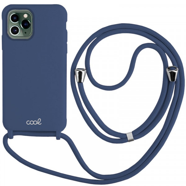 Carcaça COOL para iPhone 14 Pro Cordón Liso Marino D