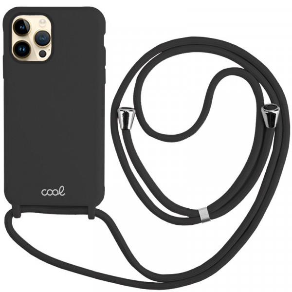 Carcaça COOL para iPhone 14 Pro Max Cord da luz preta D