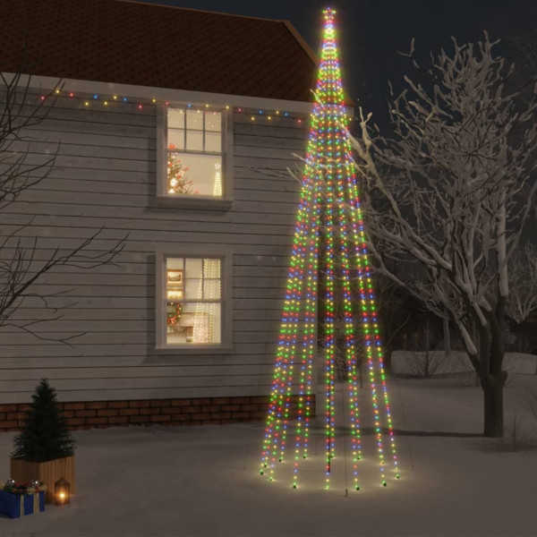 Árvore de Natal com pinça 1134 LED de cores 800 cm D