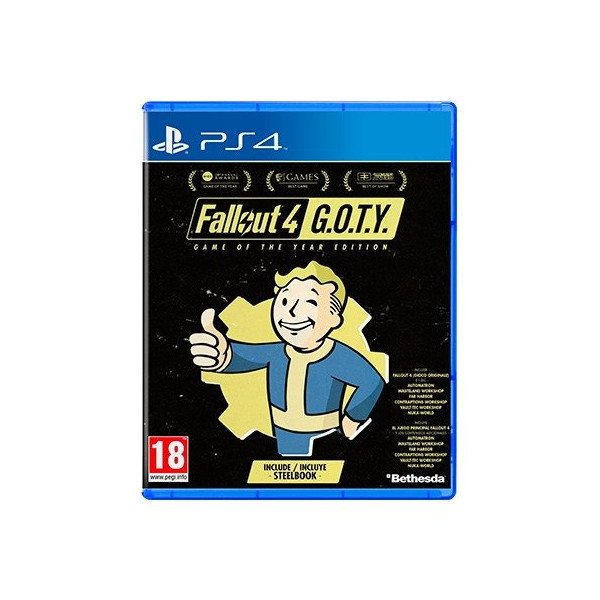 JUEGO SONY PS4 FALLOUT 4 GOTY: STEELBOOK EDITION D