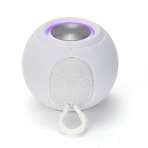 Alto-falante Bluetooth Universal Música 6W COOL Boom Branco D