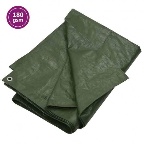 Lona PEAD verde 180 g/m² 2x3 m D